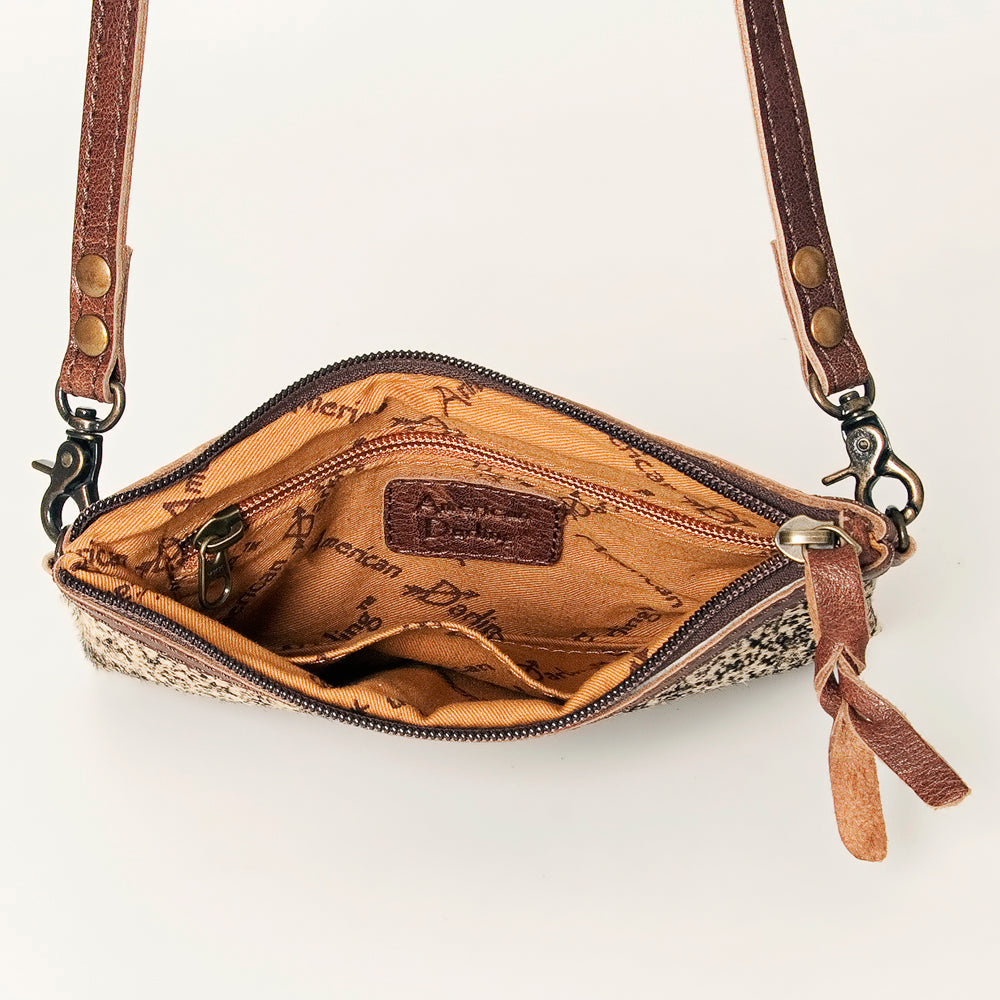 American Darling Small Crossbody Hair On Genuine Leather Women Bag Western Handbag Purse