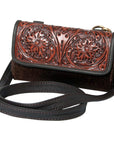 Ohlay Bags KBK107 Clutch Hand Tooled Hair-On Genuine Leather Women Bag Western Handbag Purse