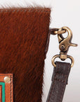 Ohlay Bags KBK109 Cross Body I Hand Tooled Hair-On Genuine Leather Women Bag Western Handbag Purse