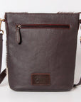OHLAY KBK119 HOBO Hand Tooled Hair-on Genuine Leather women bag western handbag purse