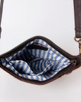 OHLAY KBK119 HOBO Hand Tooled Hair-on Genuine Leather women bag western handbag purse