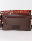 Ohlay Bags KBK120 Envelope Hand Tooled Hair-On Genuine Leather Women Bag Western Handbag Purse