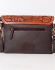 Ohlay Bags KBK121 Clutch Hand Tooled Hair-On Genuine Leather Women Bag Western Handbag Purse