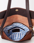 Ohlay Bags KBK121 Clutch Hand Tooled Hair-On Genuine Leather Women Bag Western Handbag Purse
