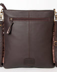 Ohlay Bags KBA110 Cross Body I Hand Tooled Hair-On Genuine Leather Women Bag Western Handbag Purse