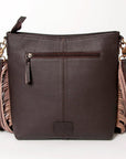 Ohlay Bags KBA114 Cross Body I Hand Tooled Hair-On Genuine Leather Women Bag Western Handbag Purse