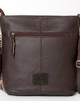 Ohlay Bags KBA117 Cross Body I Hand Tooled Hair-On Genuine Leather Women Bag Western Handbag Purse