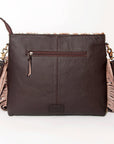 Ohlay Bags KBA124 Cross Body I Hand Tooled Hair-On Genuine Leather Women Bag Western Handbag Purse