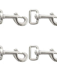 HIlason 1 Inch X 3 1/4 Die Cast Bolt Snap Nickel Plt. – Hilason