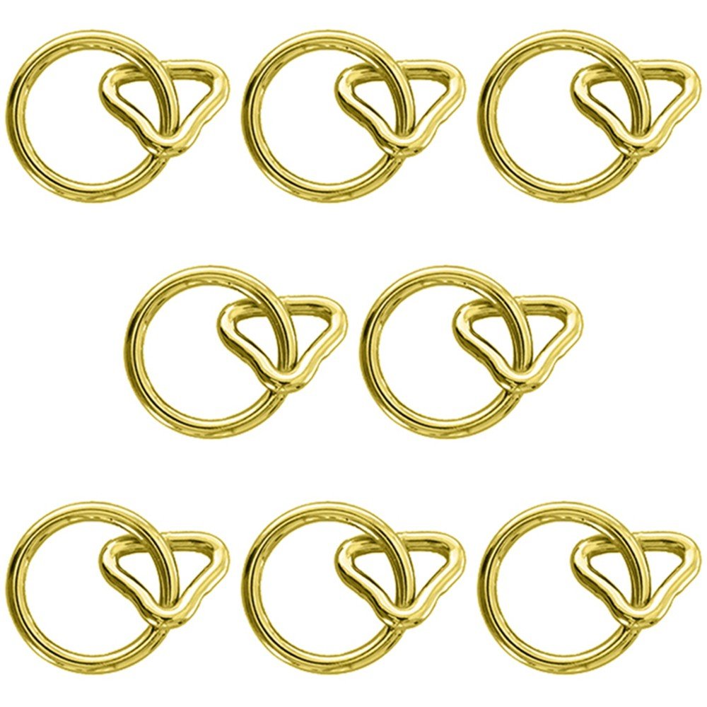 Hilason 1 Inch Loop 1/4 Ring Brass Plt. – Hilason