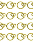 Hilason 1 Inch Loop 1/4 Ring Brass Plt. – Hilason