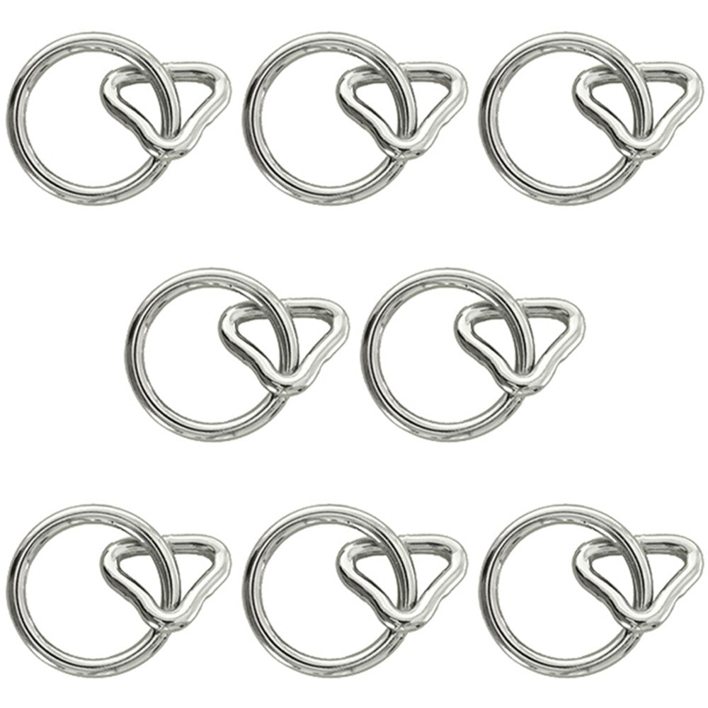 Hilason 1Inch Loop 1 1/4 Inch Ring Nickel Plt. – Hilason