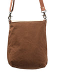 OHLAY MESSENGER Upcycled Wool Upcycled Canvas Hair-on Genuine Leather women bag western handbag purse