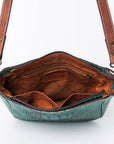 American Darling Crocodile Embossed Genuine Leather Women Bag Western Handbag Purse