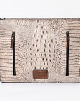 American Darling Crocodile Embossed Genuine Leather Women Bag Western Handbag Purse