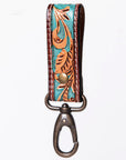 American Darling ADKR210K Hand Tooled Carved Genuine Leather Keyring