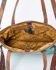 American Darling Crocodile Embossed Genuine Leather Women Bag Western Handbag Purse