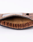 American Darling Crocodile Embossed Genuine Leather Women Bag Western Handbag Purse