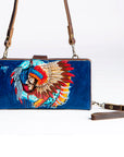 American Darling Wristlet Genuine Leather Women Bag Western Handbag Purse