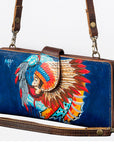 American Darling Wristlet Genuine Leather Women Bag Western Handbag Purse
