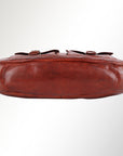 Spaghetti Western Swc405Cg Briefcase Vintage Handmade Drum Dyed Genuine European Cowhide Leather Women Bag Western Handbag Purse