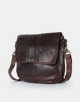 Vintage Handcrafted Crossbody Bag In Full-Grain European Leather For Women Everyday Use