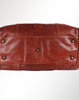 Spaghetti Western Swc401Cg Duffel Vintage Handmade Drum Dyed Genuine European Cowhide Leather Women Bag Western Handbag Purse