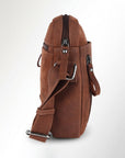 Spaghetti Western Swc435Brn Coin Purse Vintage Handmade Drum Dyed Genuine European Cowhide Leather Women Bag Western Handbag Purse