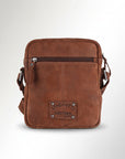 Spaghetti Western Swc435Brn Coin Purse Vintage Handmade Drum Dyed Genuine European Cowhide Leather Women Bag Western Handbag Purse