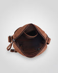 Spaghetti Western Swc435Brn Coin Purse Vintage Handmade Drum Dyed Genuine European Cowhide Leather Women Bag Western Handbag Purse