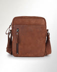Spaghetti Western Swc435Brn Coin Purse Vintage Handmade Drum Dyed Genuine European Cowhide Leather Women Bag Western Handbag Purse