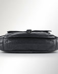 Vintage Drum Dyed Full Grain European Leather Handcrafted Briefcase For Women Patina