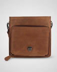Vintage Handmade Drum Dyed European Premium Cowhide Leather Elegant Briefcase For Women