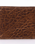 Spaghetti Western Swc452Brn Wallet Vintage Handmade Drum Dyed Genuine European Cowhide Leather Women Bag Western Handbag Purse