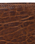 Spaghetti Western Swc452Brn Wallet Vintage Handmade Drum Dyed Genuine European Cowhide Leather Women Bag Western Handbag Purse