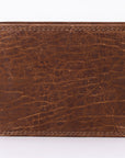 Spaghetti Western Swc453Brn Wallet Vintage Handmade Drum Dyed Genuine European Cowhide Leather Women Bag Western Handbag Purse