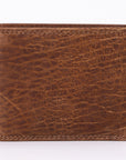Spaghetti Western Swc453Brn Wallet Vintage Handmade Drum Dyed Genuine European Cowhide Leather Women Bag Western Handbag Purse