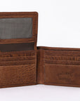 Spaghetti Western Swc453Brn Wallet Vintage Handmade Drum Dyed Genuine European Cowhide Leather Women Bag Western Handbag Purse