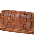 Spaghetti Western Swc447Cg Wallet Vintage Handmade Drum Dyed Genuine European Cowhide Leather Women Bag Western Handbag Purse