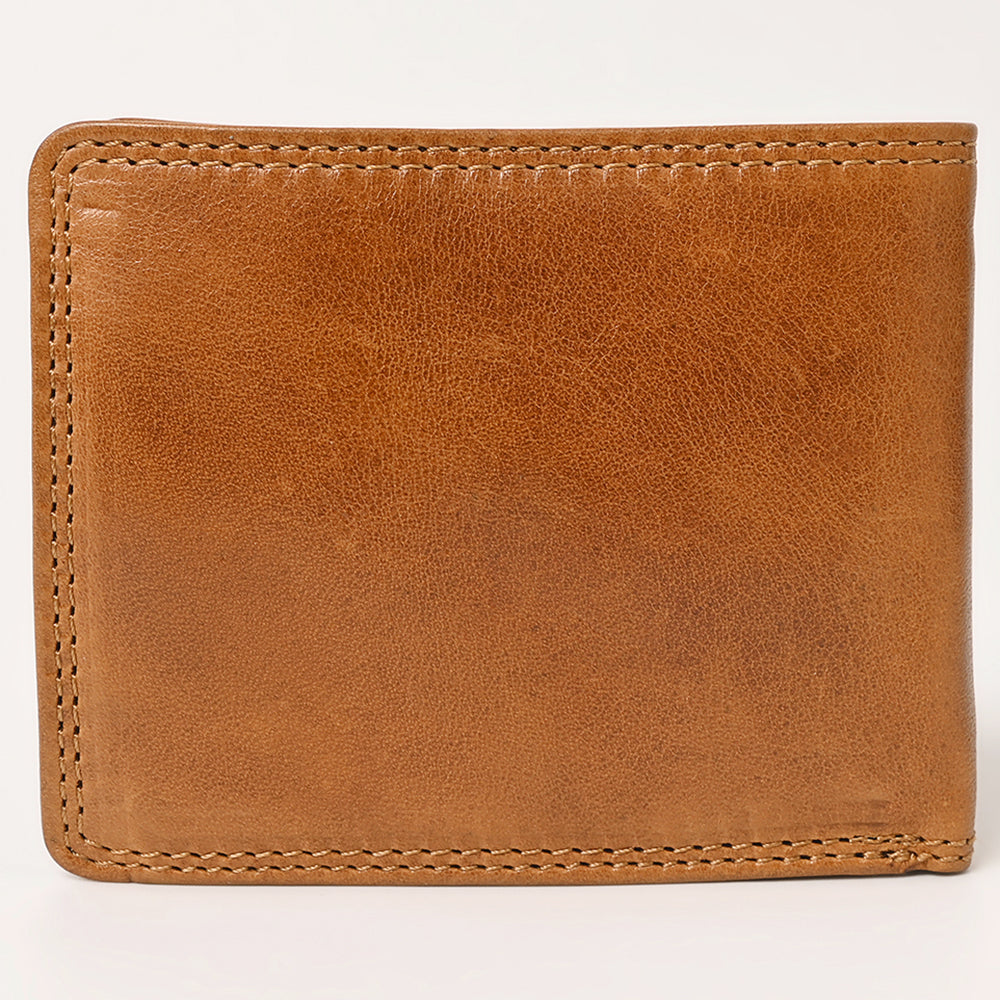 Spaghetti Western Swc450Tan Wallet Vintage Handmade Drum Dyed Genuine European Cowhide Leather Women Bag Western Handbag Purse