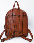 Spaghetti Western Swc416Cg Backpack Vintage Handmade Drum Dyed Genuine European Cowhide Leather Women Bag Western Handbag Purse