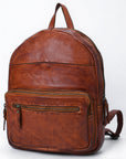 Spaghetti Western Swc416Cg Backpack Vintage Handmade Drum Dyed Genuine European Cowhide Leather Women Bag Western Handbag Purse