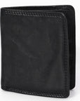 Spaghetti Western Swc444Blk Wallet Vintage Handmade Drum Dyed Genuine European Cowhide Leather Women Bag Western Handbag Purse