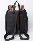 OHLAY SKBG158 Backpack Hand Tooled Hair-On Genuine Leather women bag western handbag purse