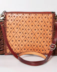 American Darling Envelope Hand Tooled Genuine Leather Women Bag Western Handbag Purse
