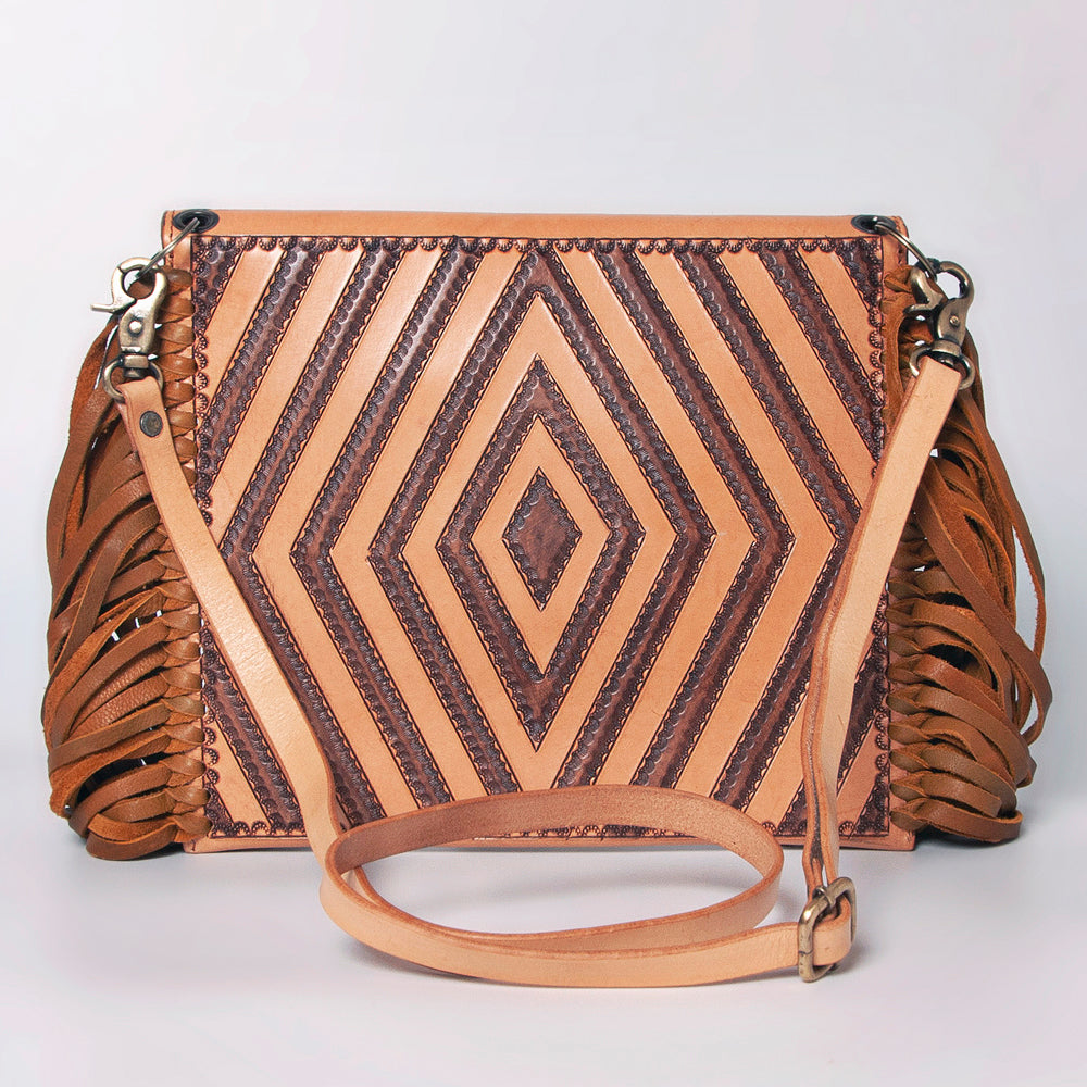 American Darling Envelope Hand Tooled Genuine Leather Women Bag Western Handbag Purse