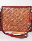 American Darling Envelope Hand Tooled Genuine Leather Women Bag Western Handbag Purse