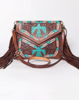 American Darling Envelope Hand Tooled Genuine Leather Women Bag Western Handbag Purse