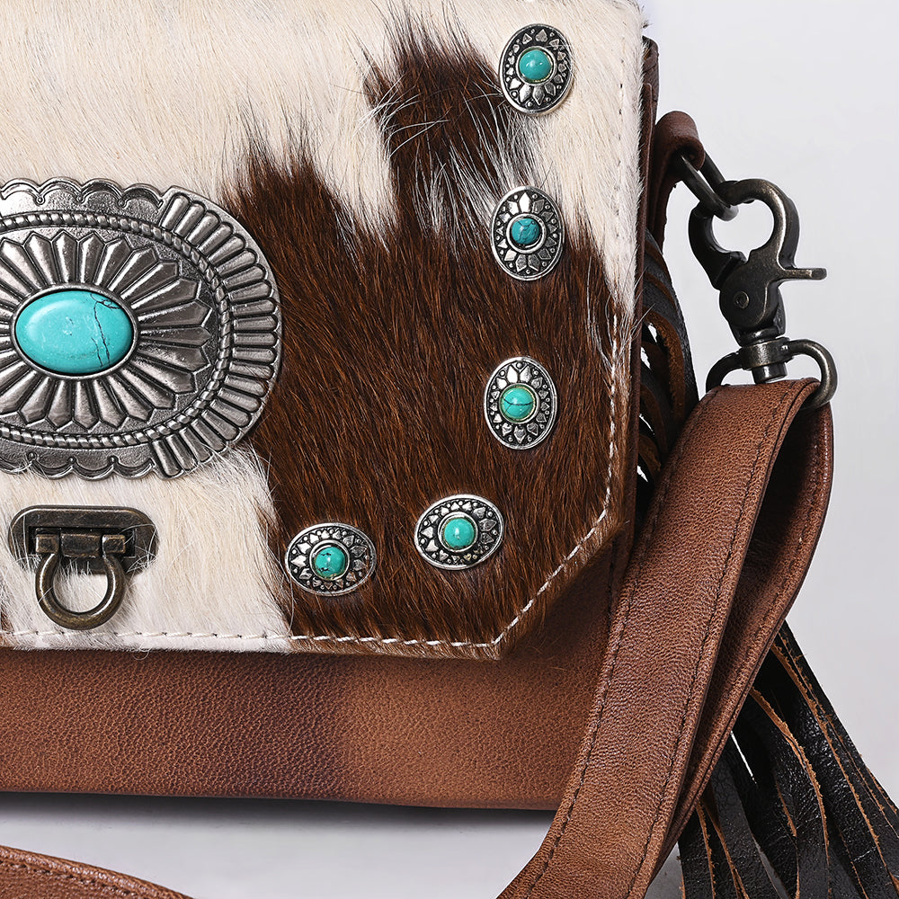 American Darling Briefcase Hair On Genuine Leather Western Women Bag | Handbag Weekend Travel Bags