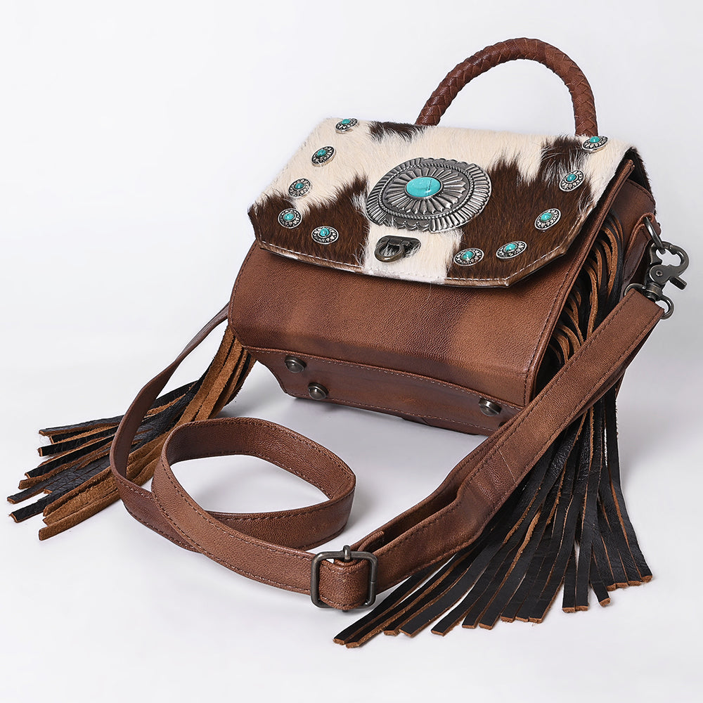 American Darling Briefcase Hair On Genuine Leather Western Women Bag | Handbag Weekend Travel Bags